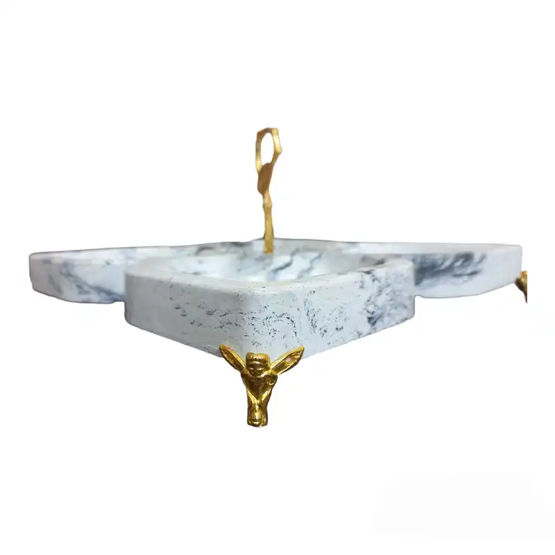 اردوخوری طرح سنگ مصنوعی گل مدل 110