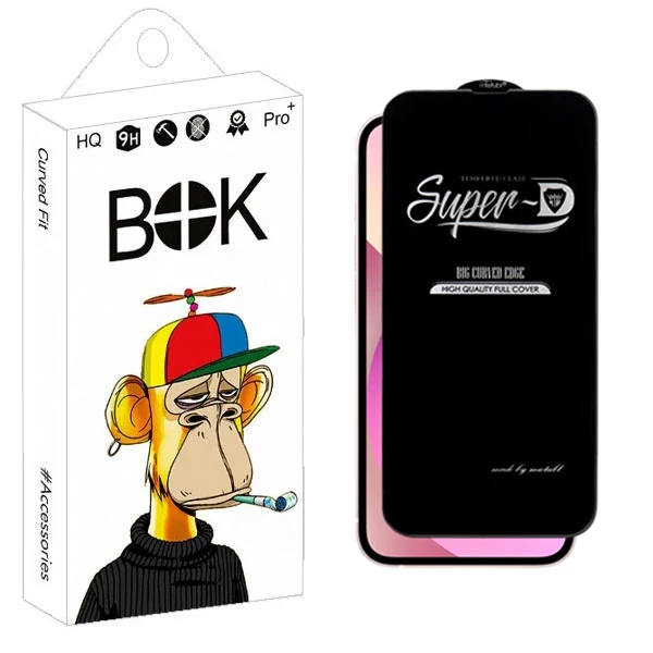 محافظ صفحه نمایش بوک مدل Transparent SuperD مناسب برای گوشی موبایل اپل iPhone 13