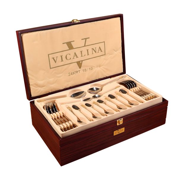سرویس قاشق و چنگال 86 پارچه ویکالینا مدل V220