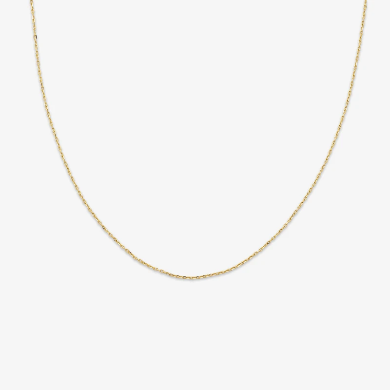 زنجیر حلقه‌ای (فلامینگو) طلا 18 عیار زنانه گلدم مدل PE152004