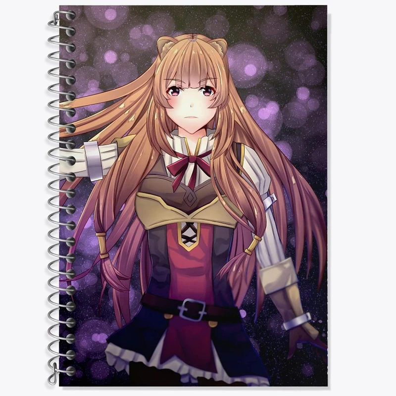 دفتر لغت 50 برگ خندالو مدل رافتالیا انیمه ظهور قهرمان سپر کد 15951