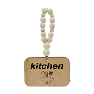 آویز تزیینی مدل بند مهره ای طرح Kitchen 2