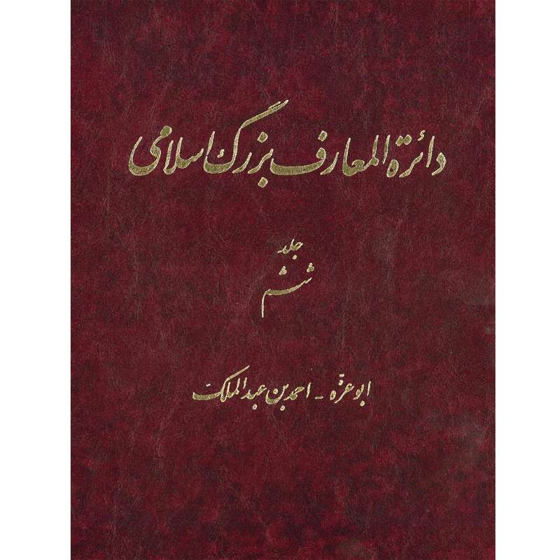 کتاب دائرة المعارف بزرگ اسلامی (ابوعزه - احمد بن عبدالملک) جلد 6 انتشارات مرکز دائره المعارف بزرگ اسلامی