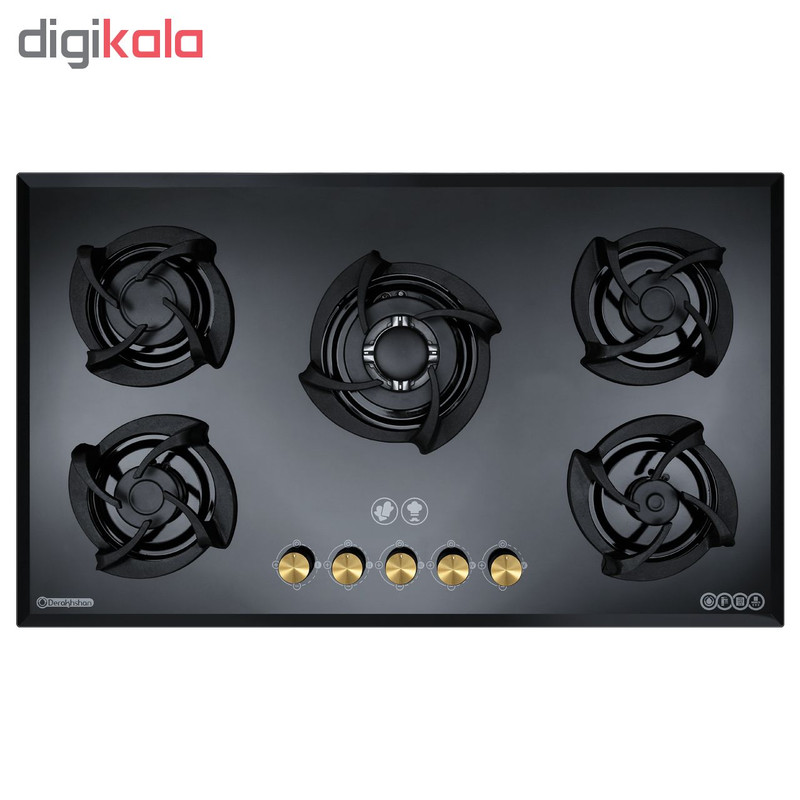 هود و اجاق گاز صفحه ای درخشان مدل آپریل G609