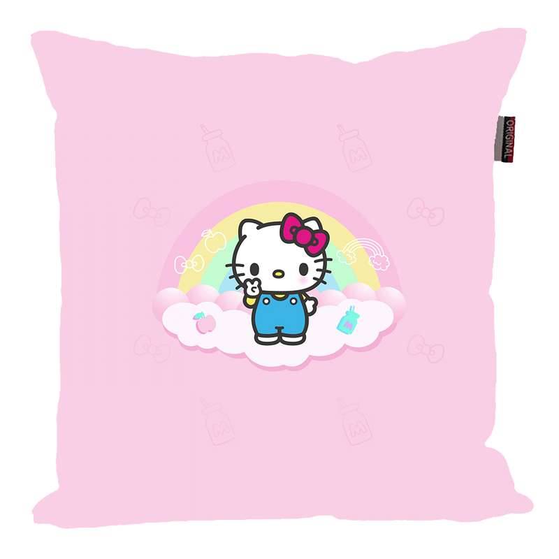 کوسن کودک مدل گربه هلوکیتی کد KO206