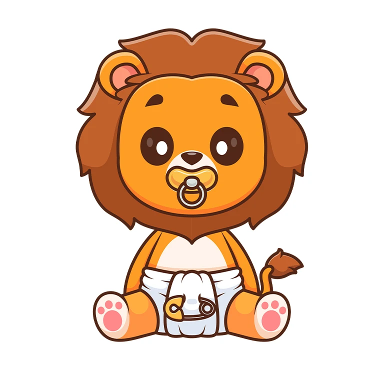 استیکر پارچه و لباس پاد آفرین مدل کارتونی بچگانه کیوت بامزه کد S3887