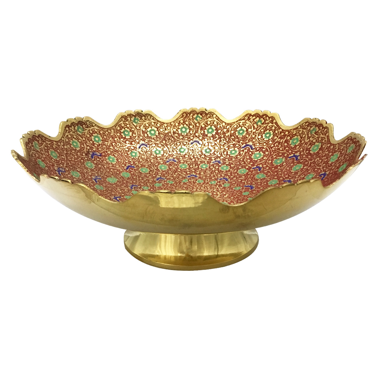 میوه خوری برنجی طرح شبنم مدل 10