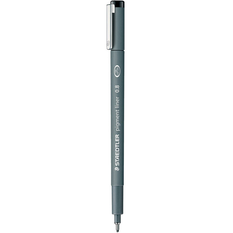 راپید استدلر مدل Pigment Liner 308 با قطر نوشتاری 0.8 میلی متر
