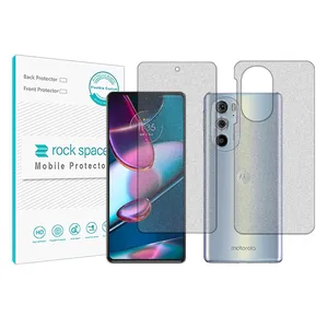 Matte Rockspace HyMTT screen protector suitable for Motorola Edge 30 Pro mobile phone with back protector