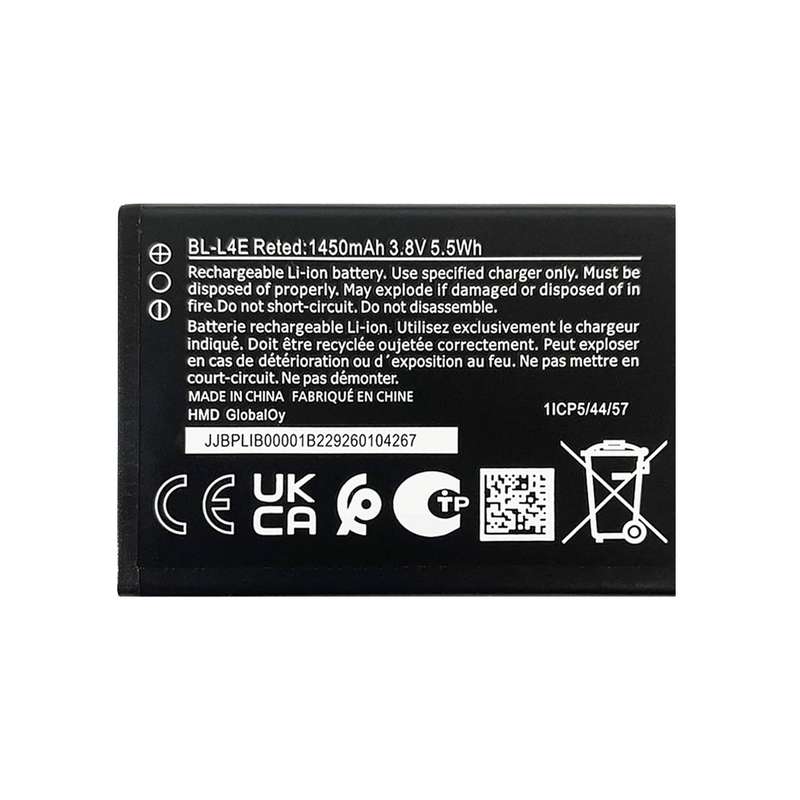 باتری موبایل مدل BL-L4E ظرفیت 1450 میلی آمپر ساعت سازگار با گوشی موبایل نوکیا 8210 / 2660 Flip باتری موبایل مدل BL-L4E ظرفیت 1450 میلی آمپر ساعت سازگار با گوشی موبایل نوکیا 8210 / 2660 Flip