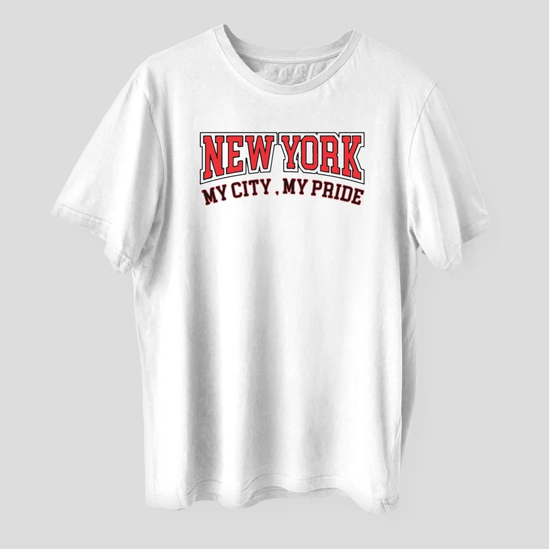 تی شرت آستین کوتاه مردانه مدل نیویورک کد br134