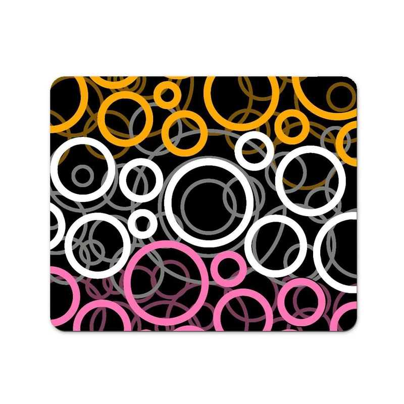  ماوس پد پاد آفرین طرح دایره های رنگی کد 1082 سایز 19*24 سانتی متر