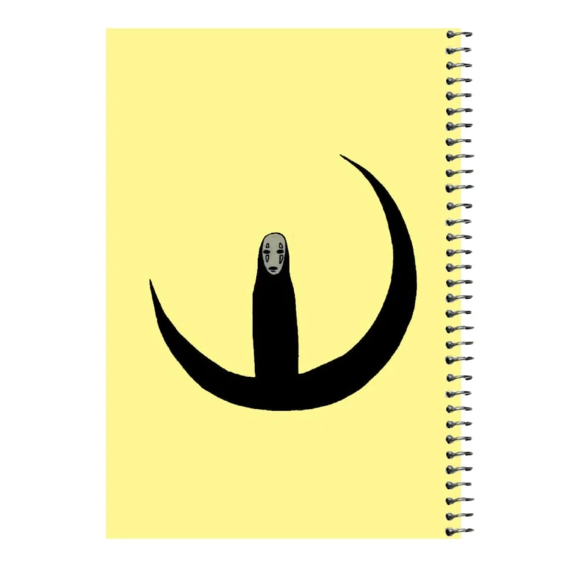 دفتر مشق 80 برگ اس جی مدل ماه و جادوگر کد۱  