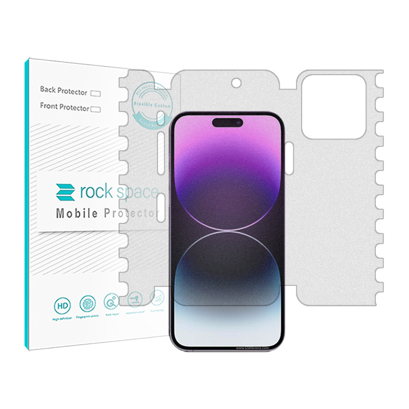 محافظ صفحه نمایش مات راک اسپیس مدل MTT-Larg مناسب برای گوشی موبایل اپل iPhone 14 Pro