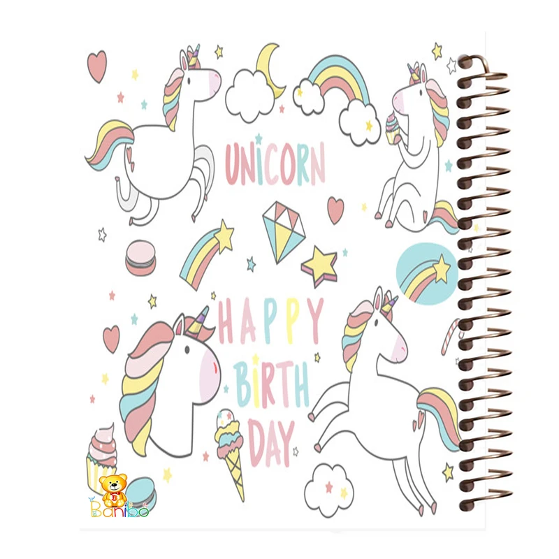 دفتر نقاشی 50 برگ بانیبو مدل اسب تک شاخ کد 498