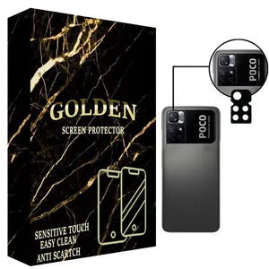 محافظ لنز دوربین گلدن مدل LNZ-G01 مناسب برای گوشی موبایل شیائومی Redmi Note 11 5G/Poco M4 Pro 