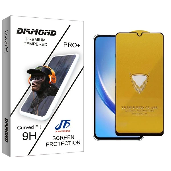 محافظ صفحه نمایش جی اف مدل Diamond OG مناسب برای گوشی موبایل سامسونگ Galaxy A34