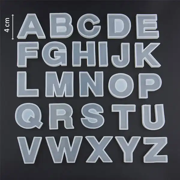 قالب رزین مدل حروف انگلیسی کد 60022