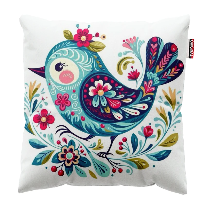 کوسن پاد آفرین مدل سنتی گل کد k79 سایز 30×30 سانتی‌متر