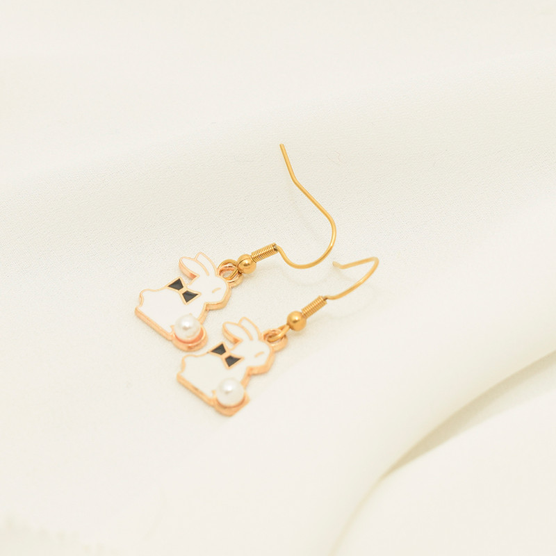 گوشواره دخترانه دلنار گالری مدل خرگوش گوشواره دخترانه دلنار گالری مدل خرگوش