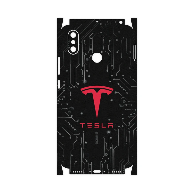 برچسب پوششی ماهوت مدل TESLA-Motors-FullSkin مناسب برای گوشی موبایل شیائومی Mi Max 3