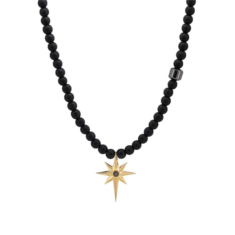 گردنبند طلا 18 عیار مردانه تاج مدل G338