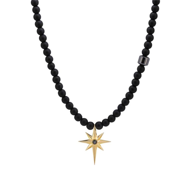 گردنبند طلا 18 عیار مردانه تاج مدل G338