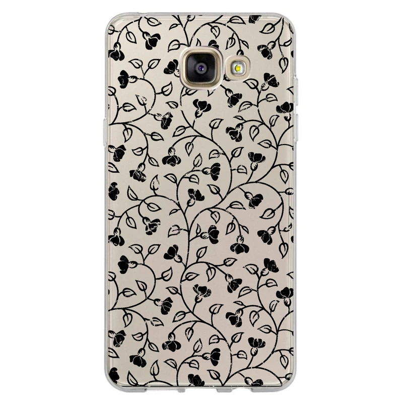 کاور مگافون طرح گل مدل C42-B مناسب برای گوشی موبایل سامسونگ Galaxy A7 2016 / A710 