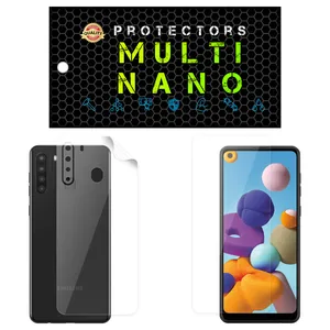 Multi Nano X-SFT Screen Protector For Samsung Galaxy A21 with back skin