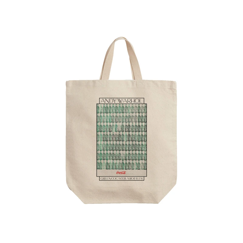 ساک خرید ترمه طراحان ایده مدل بطری های سبز کوکا کولا از وارهول کد art0838 - S