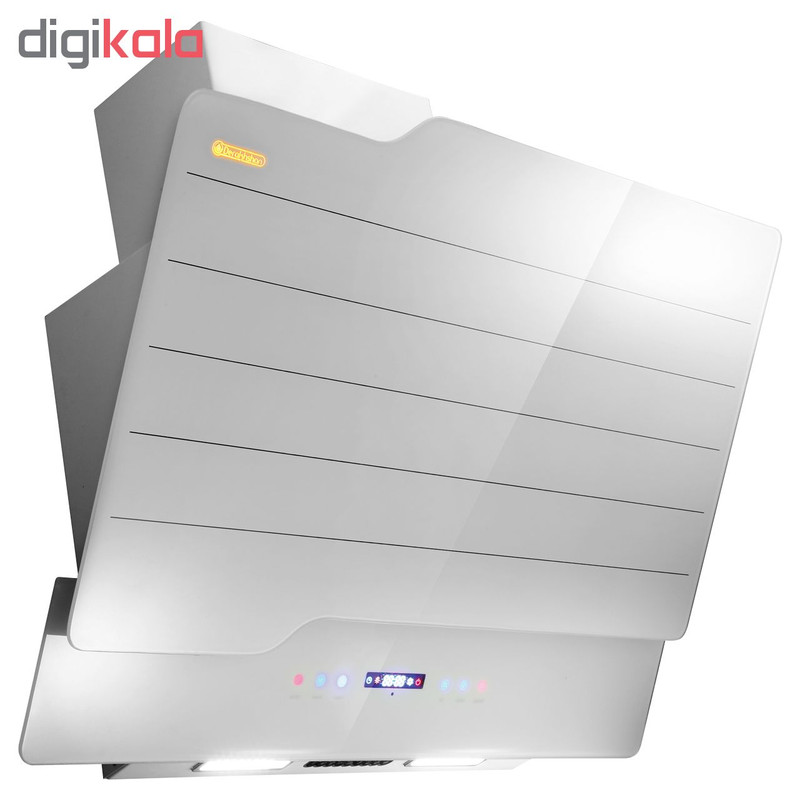 هود و اجاق گاز صفحه ای درخشان مدل نوت سفید G623