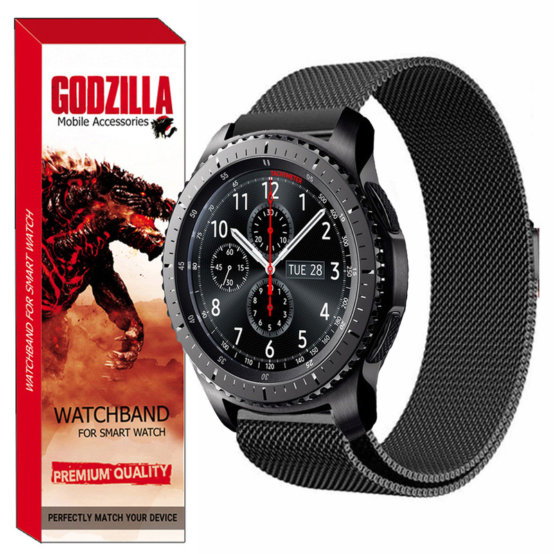 بند گودزیلا مدل Milanese مناسب برای ساعت هوشمند سامسونگ Gear S3 Frontier SM-R760