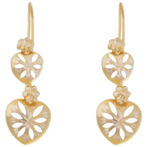 گوشواره طلا 18 عیار طلاسازي زرين کد 113