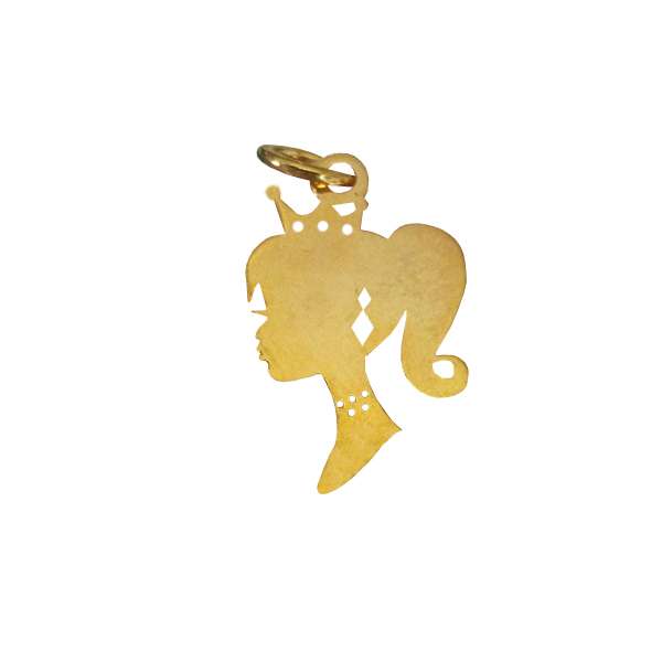 آویز گردنبند طلا 18 عیار زنانه گالری گل سرخ مدل AG92