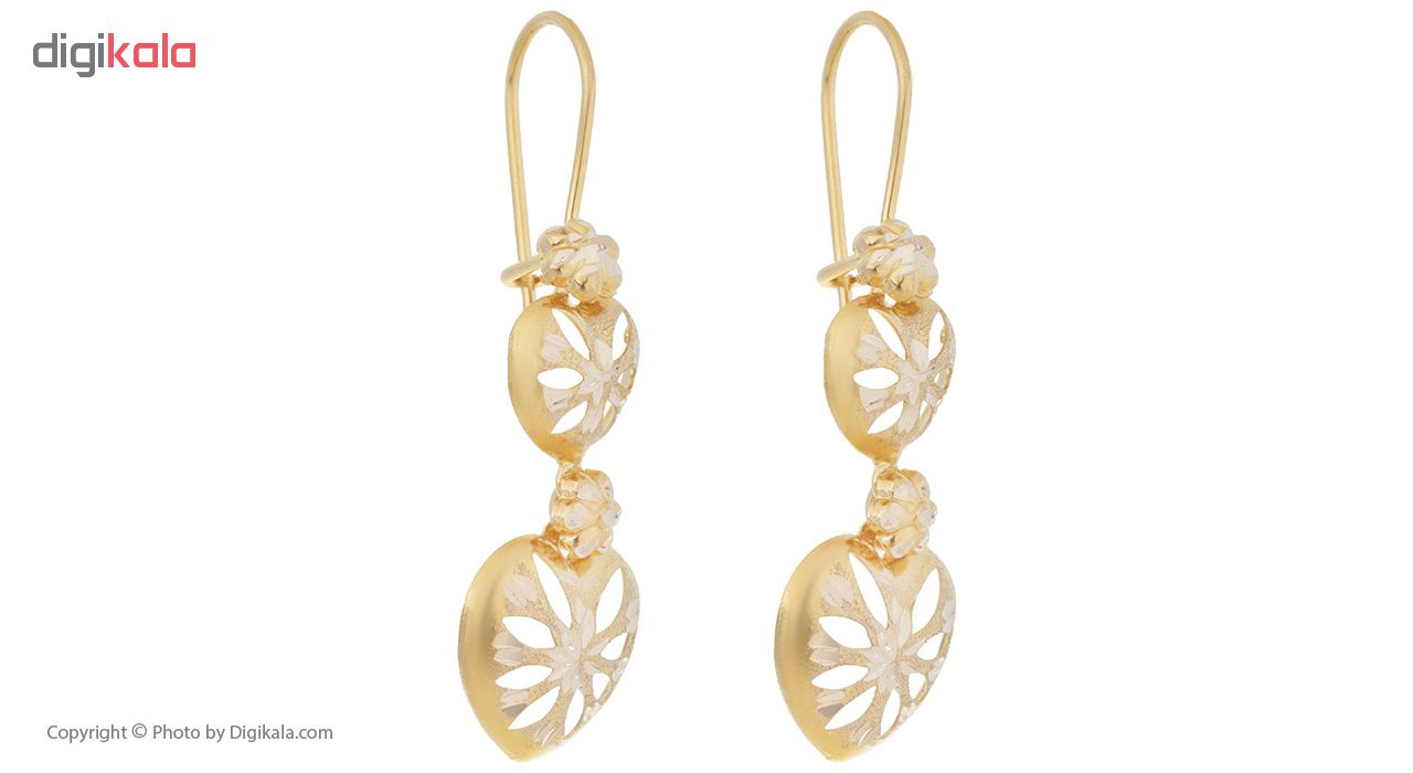 گوشواره طلا 18 عیار طلاسازی زرین کد 113