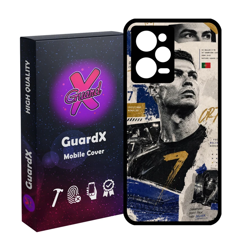 کاور گارد ایکس طرح CR7 مدل 11096 مناسب برای گوشی موبایل شیائومی Redmi Note 12 Pro 5G/Poco X5 Pro 5G/Note 12 Pro Speed