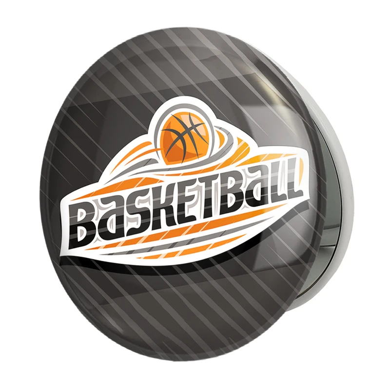 آینه جیبی خندالو طرح بسکتبال Basketball مدل تاشو کد 26446 