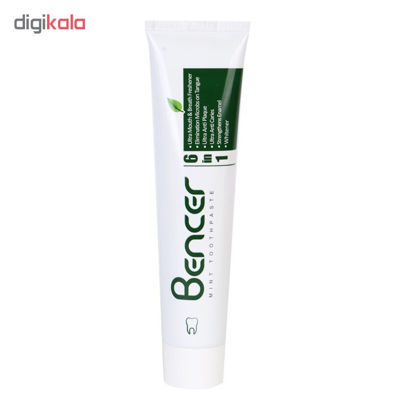 خمیر دندان نعنایی بنسر مدل Mint حجم 80 میلی لیتر