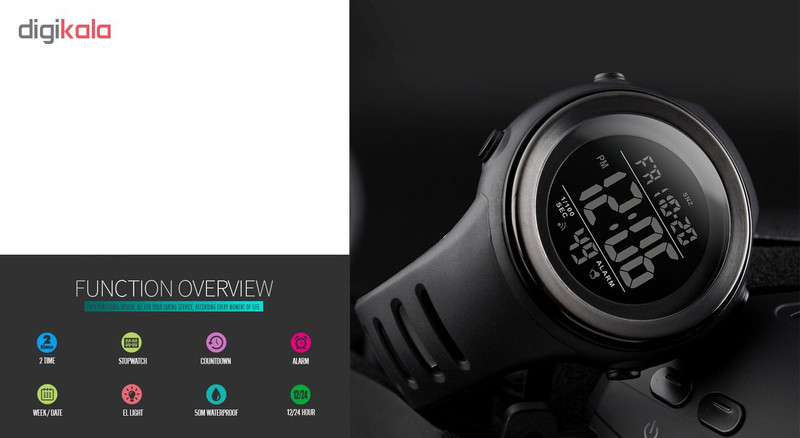 ساعت مچی دیجیتالی مردانه اسکمی مدل 1394 ساعت مچی دیجیتالی مردانه اسکمی مدل 1394