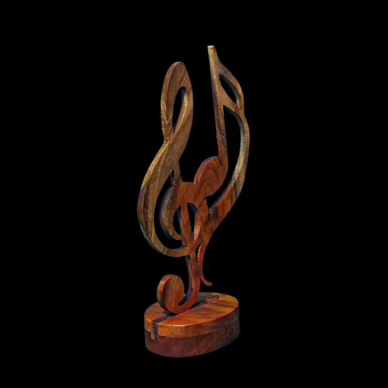 مجسمه چوبی مدل سل