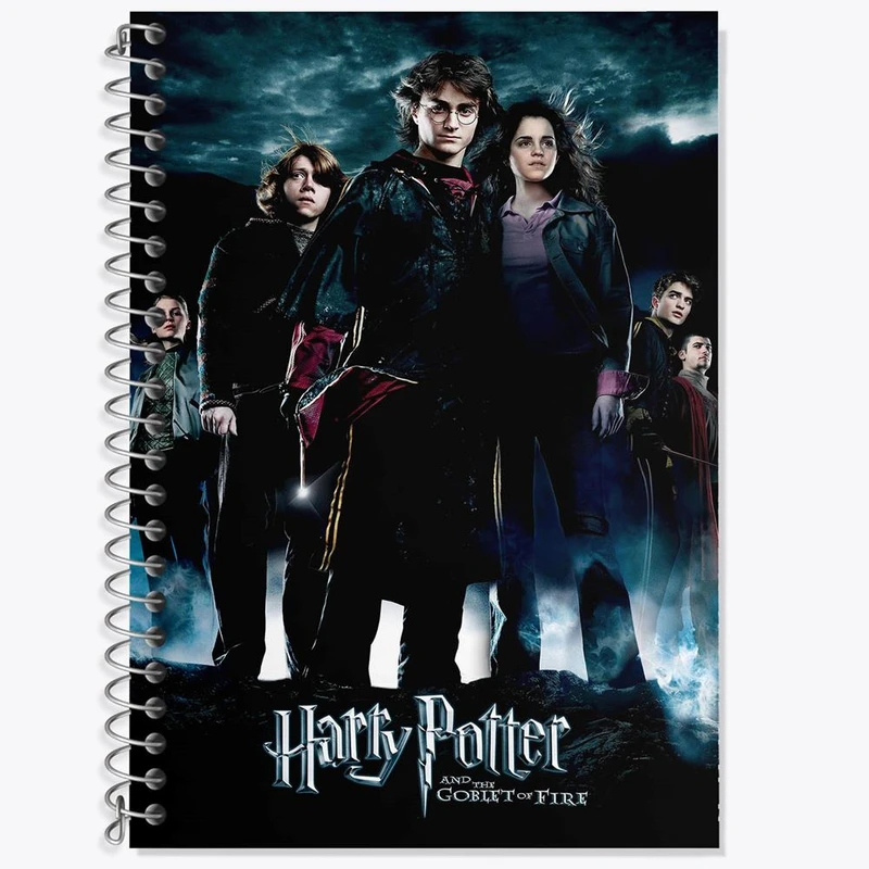 دفتر زبان 50 برگ خندالو مدل دو خط طرح هری پاتر Harry Potter کد 2911