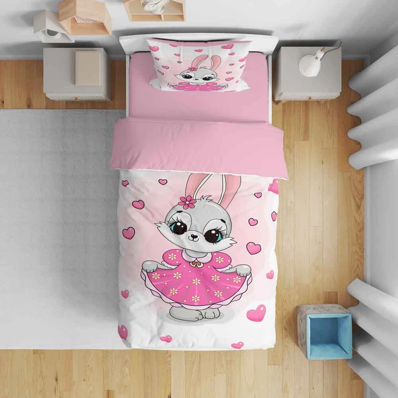 سرویس روتختی نوپه هوم مدل خرگوشی T5944 تک نفره 5 تکه