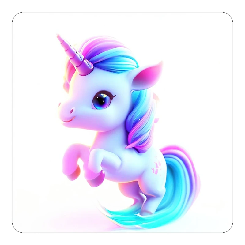 مگنت کاکتی طرح اسب تک شاخ و یونیکورن مدل mp32470