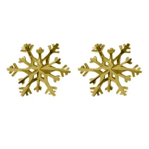 گوشواره طلا 18 عیار گالری گل سرخ مدل AN60
