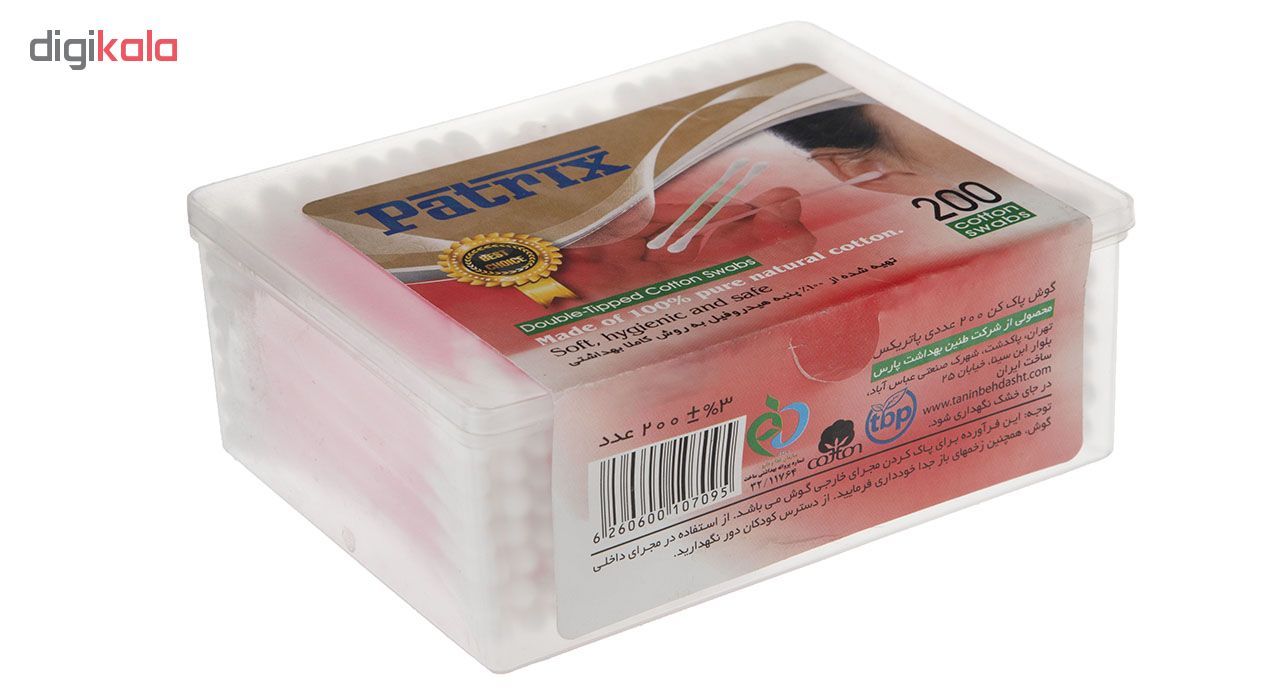 گوش پاککن پاتریکس بسته 200 عددی main 1 1