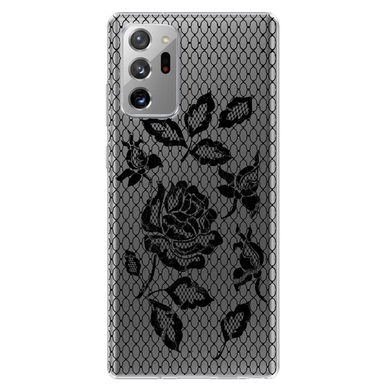 کاور مگافون طرح گل مدل C43-B مناسب برای گوشی موبایل سامسونگ Galaxy Note 20 Ultra 