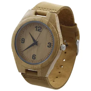 ساعت مچی چوبی عقربه ای - کد BMK12