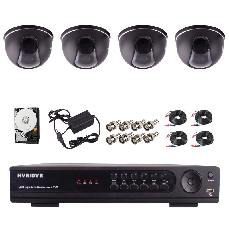 پک سیستم امنیتی نظارتی دوربین مداربسته زیمنس مدل DVR16-4ANALOG
