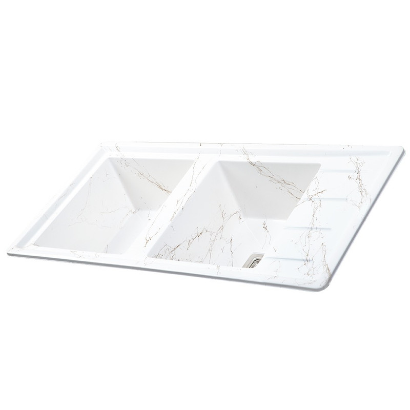 سینک ظرفشویی گرانیت توکار دو لگنه مدل 100SRT سینک ظرفشویی گرانیت توکار دو لگنه مدل 100SRT