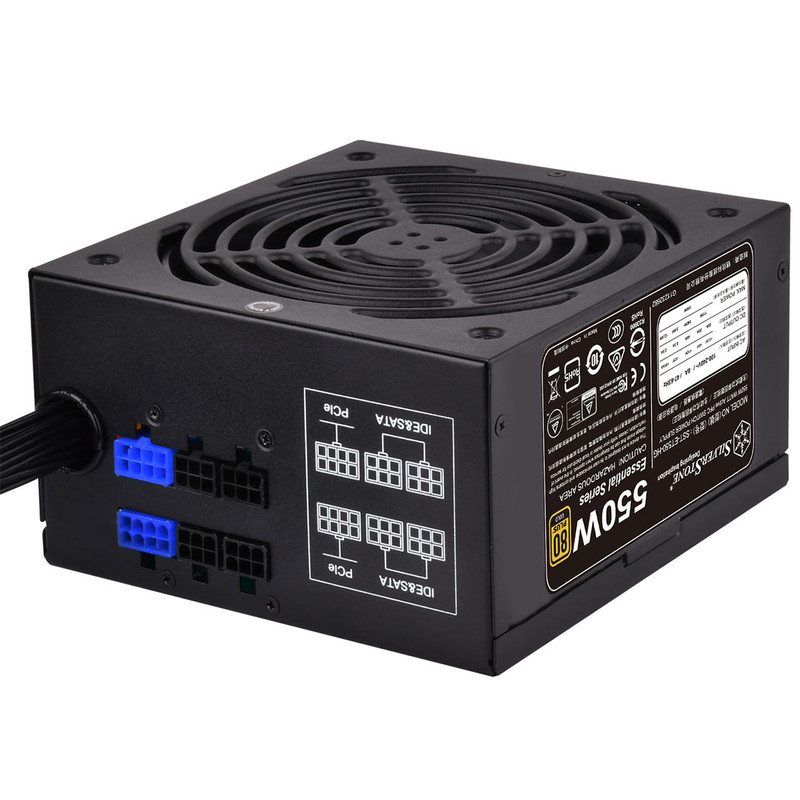 منبع تغذیه کامپیوتر سیلوراستون مدل Essential SST-ET550-HG